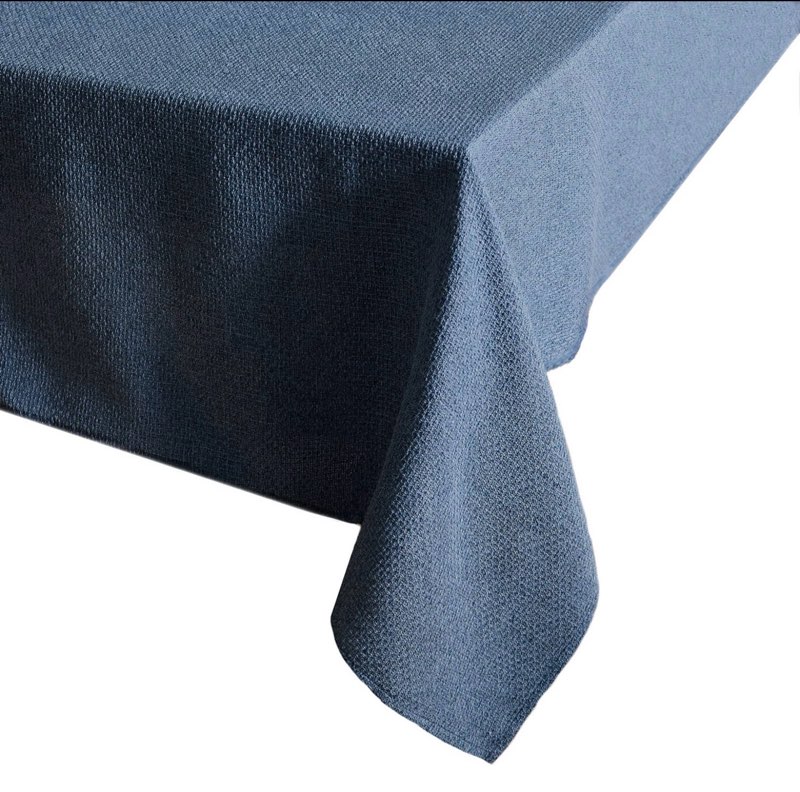 Mingle & Co. Easy Care Spill-Proof Tablecloth, Blue