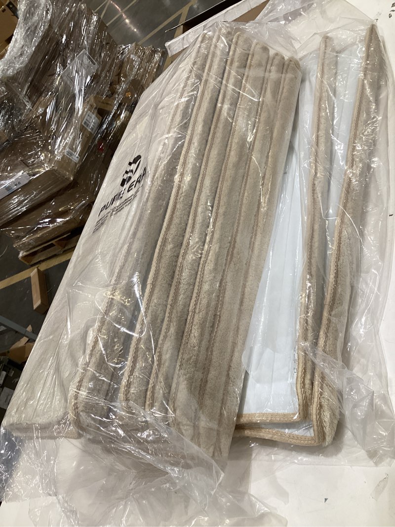 Condition photo showing Good Condition for PURE ERA Carpet Stair Treads Ultra Plush 9.5" X 30"Soft Bullnose Indoor Stair Protectors Pet-Friendly Non-Slip Skid Resistant Tape Free Washable Reusable(14 Pieces,Beige) Beige 14 Pieces with Bullnose