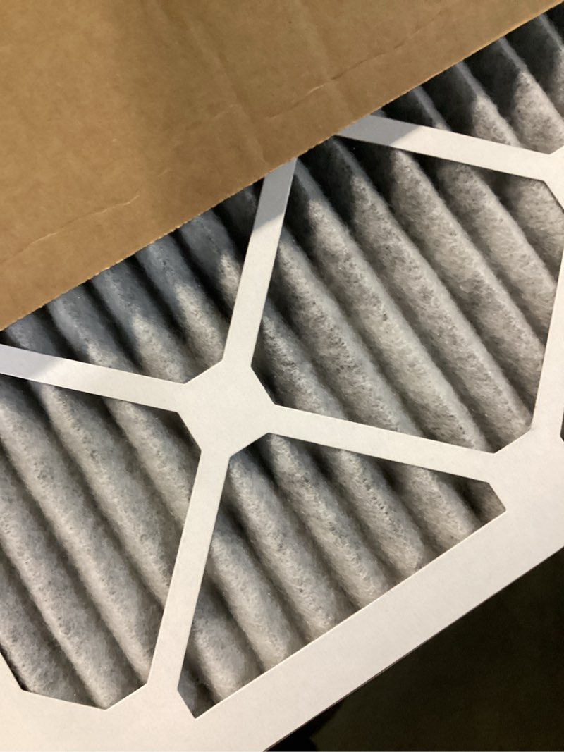 Condition photo showing As Is for nordic pure 16x20x1 (actual size: 15 1/2 x 19 1/2 x 3/4) pleated merv 10 air filters 2 pack merv 10 2 pack