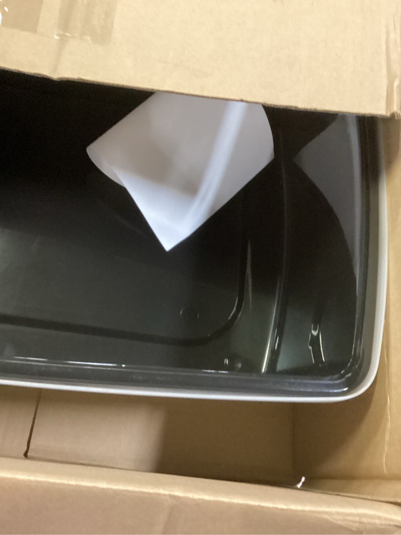 Condition photo showing Good Condition for iris usa cat litter box xx-large open top with high sided walls tall scatter shield scoop included easy clean plastic pan for big cats kittens multi-cat households 30"l x 20"w x 14"h black xxl black