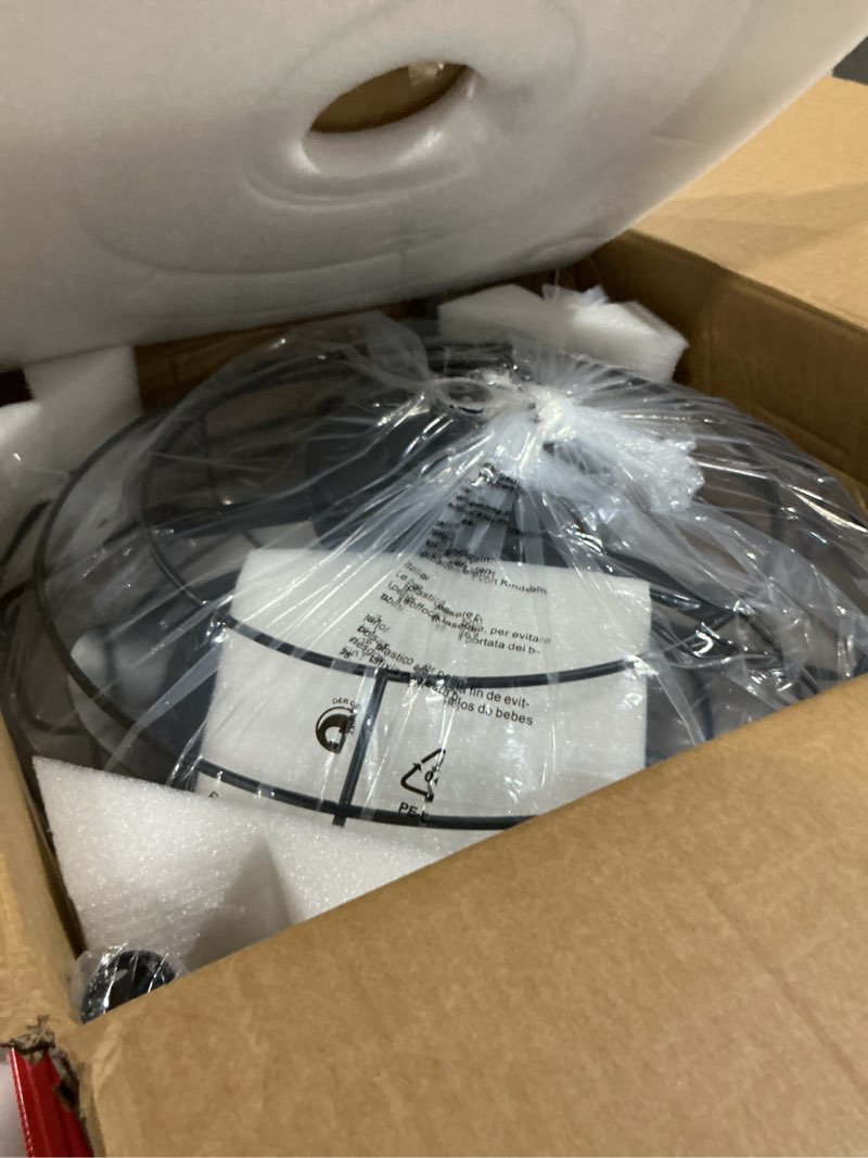 Condition photo showing Good Condition for coolbull 20 inch outdoor ceiling fans with light, ip63 waterproof gazebo fan with hanging hook, plug in caged ceiling fan, remote&app control, 3 cct, 6 speeds for patio, pergola, canopy, black