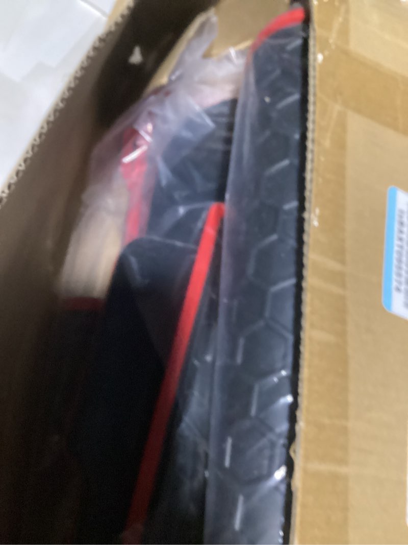 Condition photo showing New/Like New for Car Floor Mats Custom Fit for Dodge Durango 2024-2016,2016-2021 Jeep Grand Cherokee, (2022 WK Model) Odorless Washable Heavy Duty Rubber (All Weather) Floor Liners Set Red