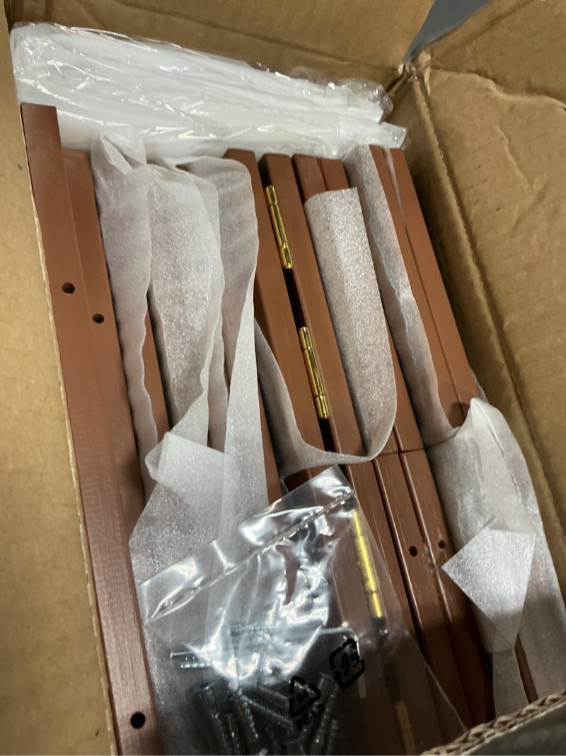 Condition photo showing New/Like New for under bed storage containers with wheels - 2 pcs large bamboo wood rolling underbed shoe storage bins with dust bags for clothes blankets, duvet covers snacks toys (walnut) walnut 33.07"×16.54"