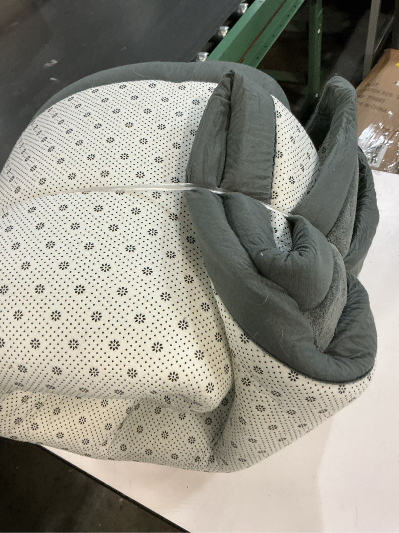 Condition photo showing As Is for Baby Play Mat for Floor - 1.4" Thick Memory Foam Rug, 70"x59" Playpen Tummy Time Mat, Soft Velvet Nursery Rug, Large Padded Crawling Mats, Cushioned Pads for Playroom Toddlers, Infants, Yoga, Tatami Grey 70"x59"x1.4"