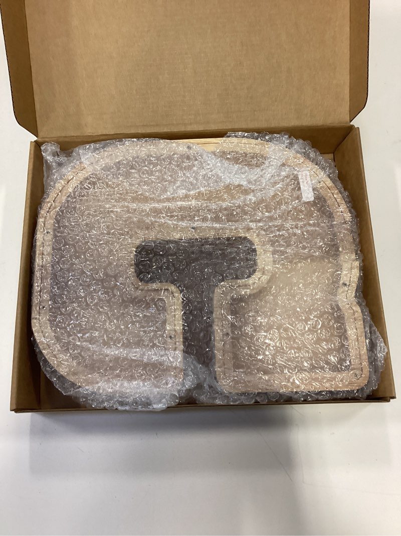 Letter Piggy Bank PrimRend® Personalized Wooden Money Coin Cash Saving Bank for Boys Girls Kids Toddler Gifts for Birthday|Christmas|Baby Shower|Children's Day Extra Large 12 Inch, Alphabet C Default 12 Inch Capital C 