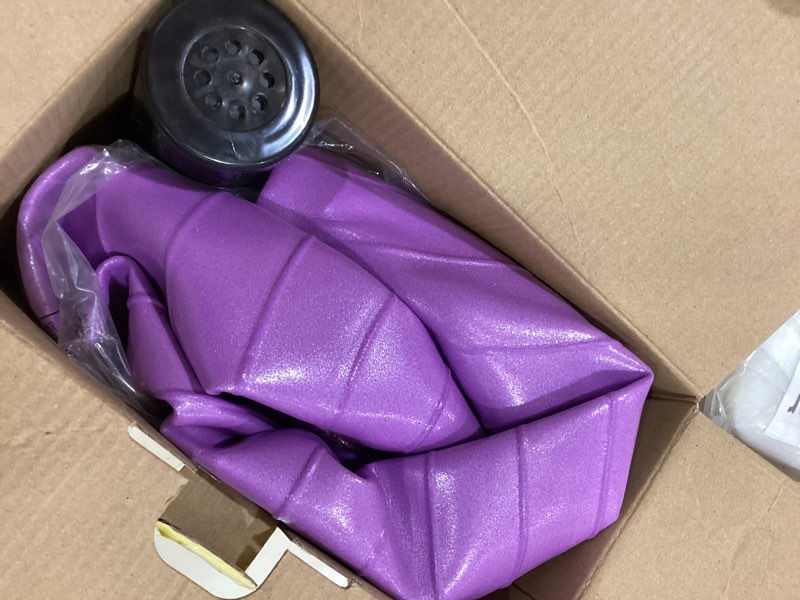 Condition photo showing New/Like New for probody pilates exercise ball - multiple sizes gym grade balance ball for fitness, yoga, workout, pregnancy & physical therapy purple m: 19-22 inches/48-55 cm