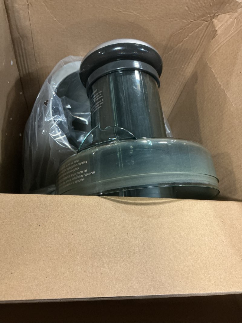 Condition photo showing As Is for breville juice fountain plus je98xl, silver painted silver one size