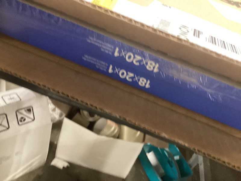Condition photo showing Good Condition for filtrete 18x20x1 ac furnace air filter, merv 13, mpr 1900, premium allergen, bacteria & virus filter, 3-month pleated 1-inch electrostatic air cleaning filter, 2-pack (actual size 17.81x19.81x0.81 in)