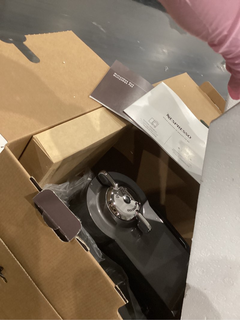 Condition photo showing New/Like New for nespresso vertuo coffee and espresso maker by de'longhi - graphite metal
