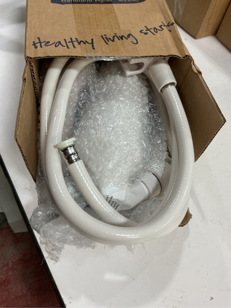 Condition photo showing New/Like New for Aquasana Shower Filter | Dermatologist-recommended for softer, healthier skin & hair | Proven to reduce 90% of chlorine for 6 months | High pressure | Handheld wand shower head | AQ-4105 Max Flow (2.5 GPM) Handheld Shower Head Filter (White)