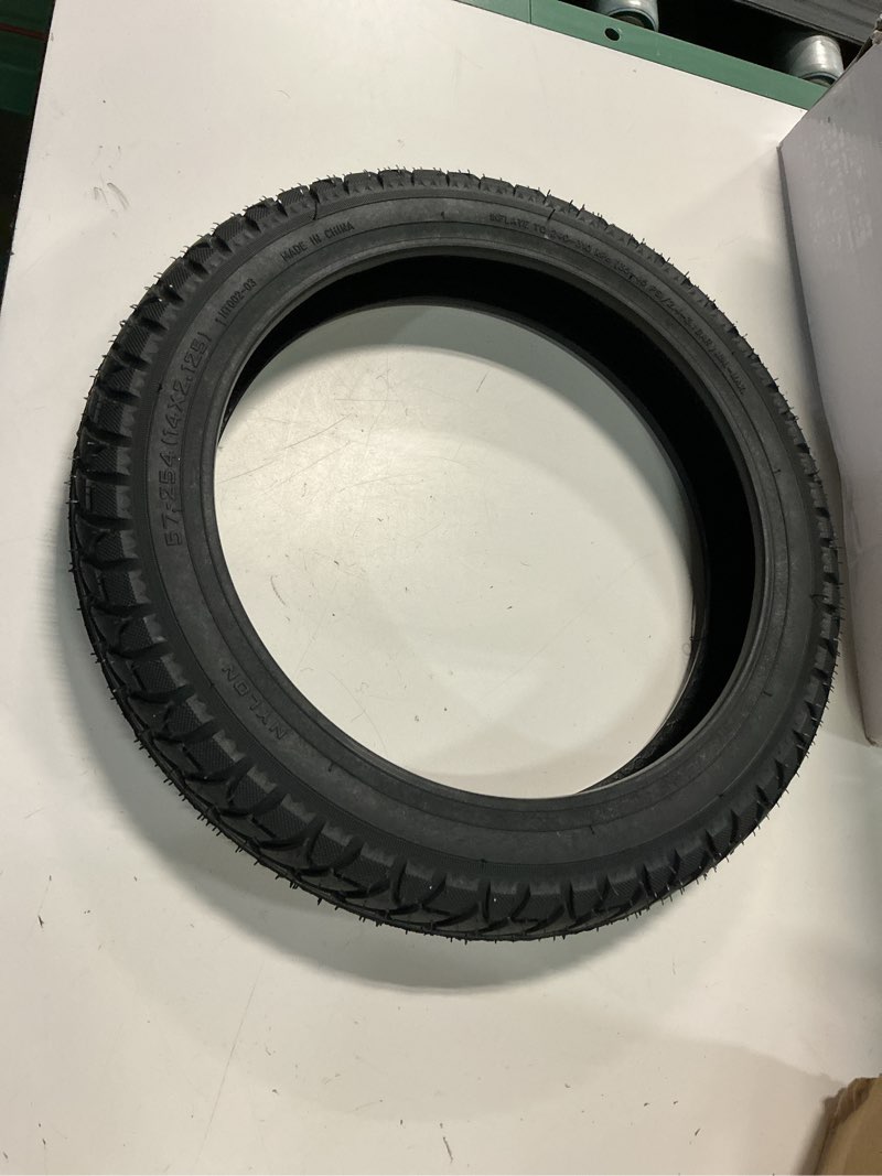 Condition photo showing Good Condition for 14 x 2.125 tubeless electric bike tire,14x2.125/57-254 e-bike tire with pvr60 valve for 14 inch electric folding bikes,electric bicycles and e-scooters