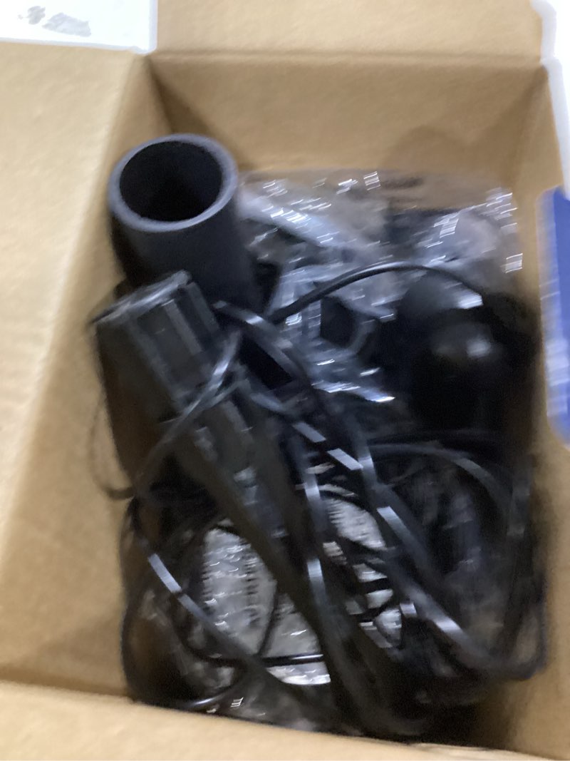 Condition photo showing As Is for harbor breeze remote solar panel 100-lumen black solar led flood light
