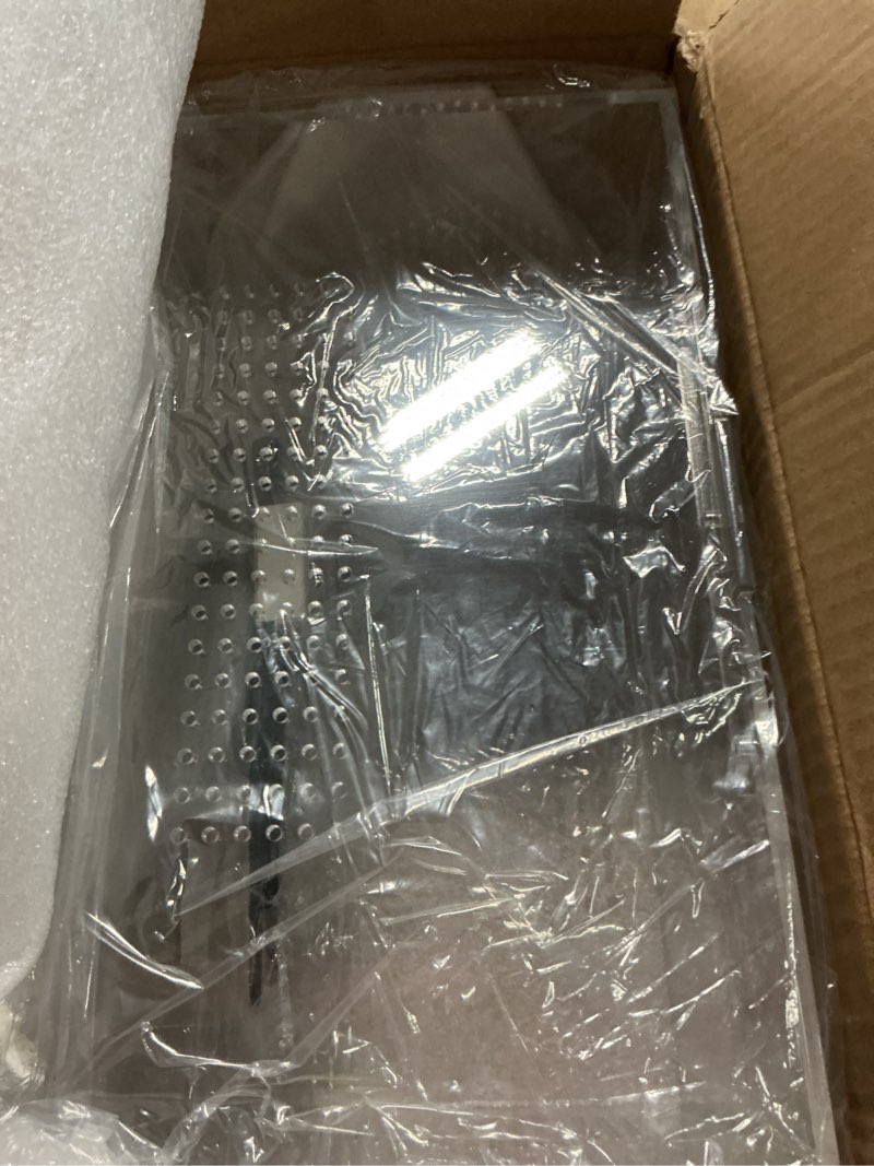 Condition photo showing Good Condition for Acrylic Reptile Terrarium, Pre-Assembled Tarantula Enclosure with All-Side Ventilation & Magnetic Door, Tank for Spider, Gecko, Mantis, Frog, Snail, Isopods, 12"x7"x7" (Tweezer & Hygrometer Included) Medium (12"×7"×7") Horizontal