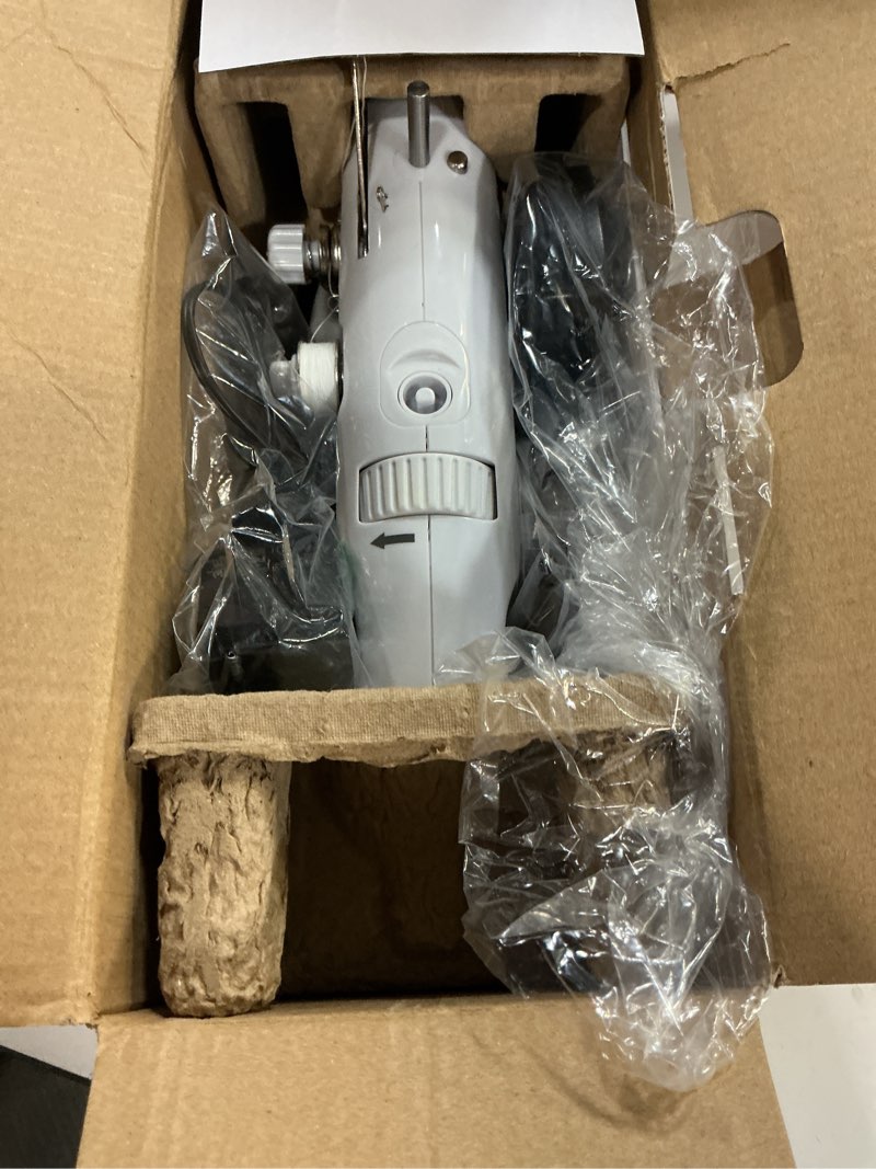 Condition photo showing Good Condition for portable cordless handheld sewing machine, 2 modes for two-thread stitching. ideal sewing machine for beginners. mini for home, travel, diy, mending (bright white)