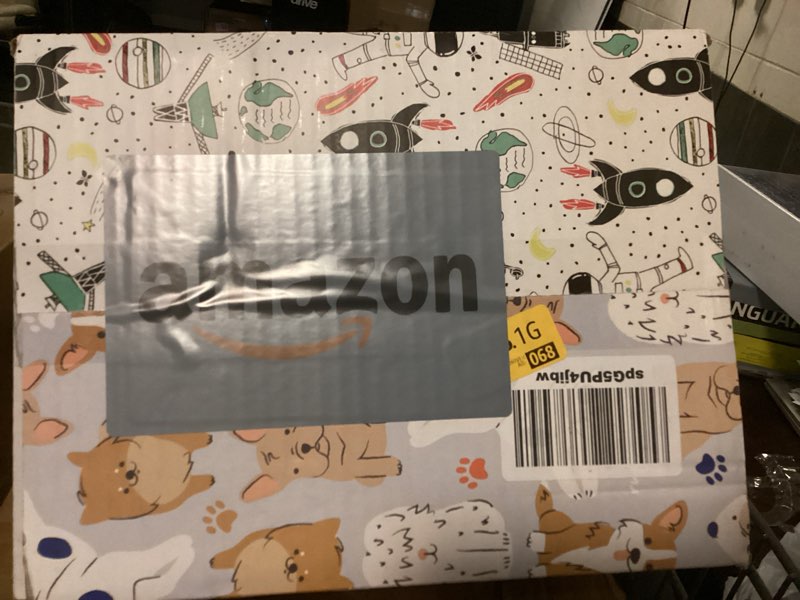 Condition photo showing New/Like New for the honest company comfort dry diapers, hypoallergenic, fragrance-free, sensitive skin, space travel + it's a pawty, club box size 3 (16–28 lbs), 62 count size 3 (62 count) space travel + it's a pawty