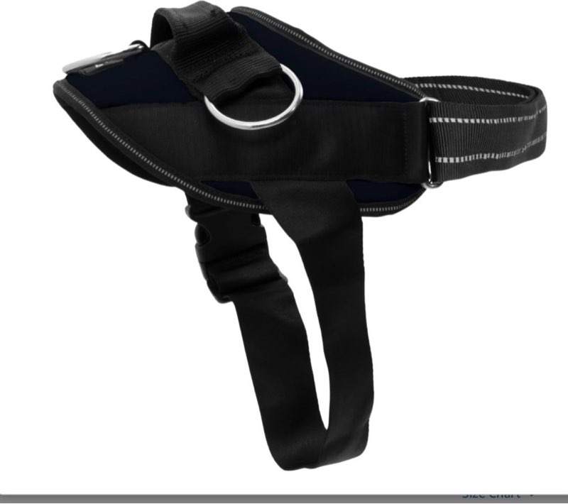 shawnco essential dog harness, no-pull pet vest with 3 leash clips, no choke, reflective, adjustable