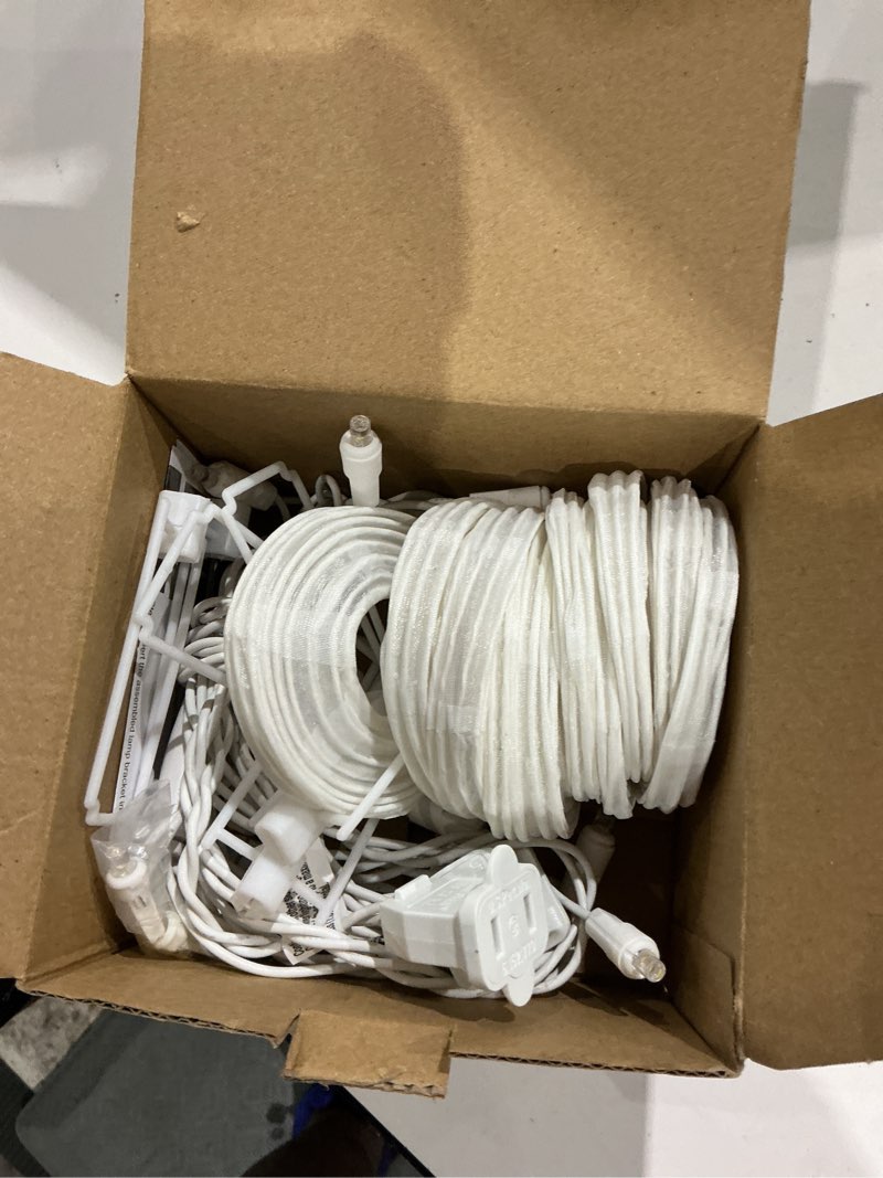 Condition photo showing New/Like New for sunsgne 8.5ft cute white lantern string lights, 10 mini led oriental style white lanterns plug in home & garden decorative lights for indoor outdoor patio party wedding bedroom bistro bar
