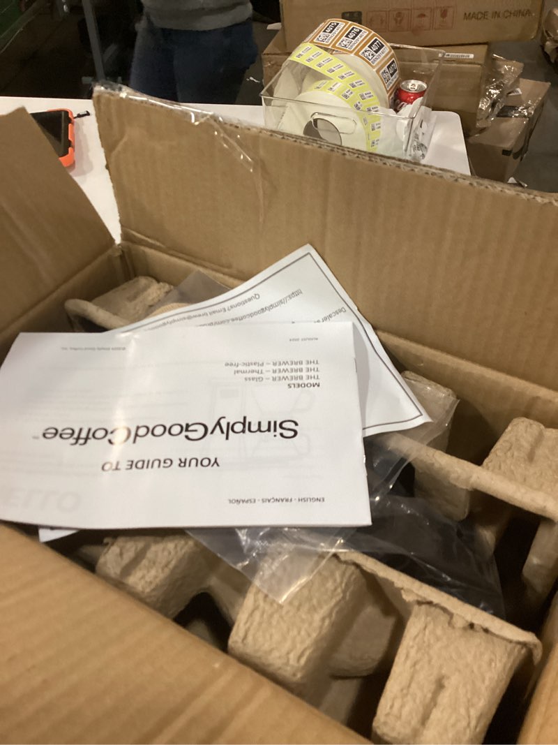 Condition photo showing As Is for KRUPS Essential Brewer 8 Cup Drip Coffee Maker Machine, SCA-Certified, Blooming Technology, Barista-Quality, Pour Over Coffee Machine, Easy to Clean, Stainless Steel Design, Silver 8-Cup Automatic Pour-Over Coffee Maker