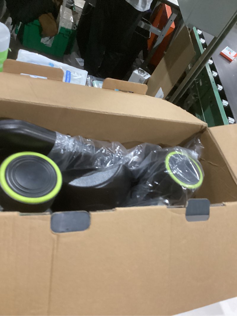 Condition photo showing Good Condition for Ab Roller with Elbow Support, Ab Roller Board Core Workout Machine with 4 Wheels, Mini Pilates Reformer Equipment for Home Gym, Abdominal Full-Body Strength Exercise Trainer with Knee Pad Black & Green