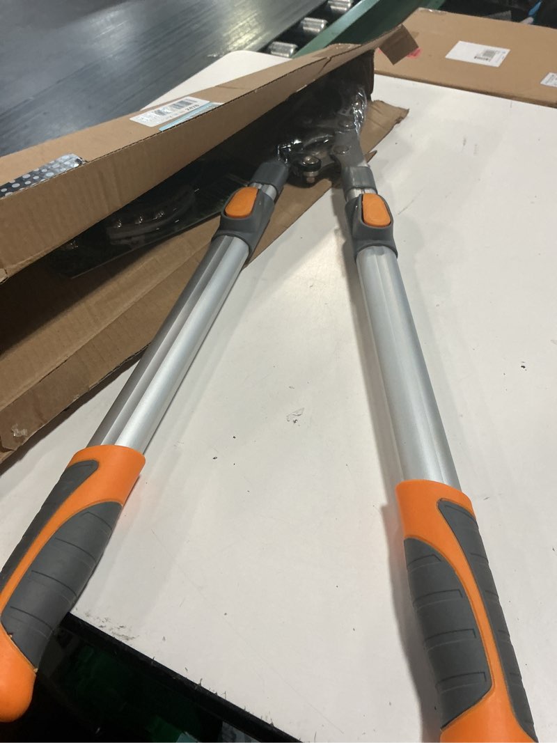 Condition photo showing Good Condition for airaj 27-41'' extendable anvil loppers heavy duty with compound action, tree trimmer with 2 inch cutting capacity, chops thick branches ease,heavy duty tree pruner with sk5 spare blade 27-41"extendable lopper