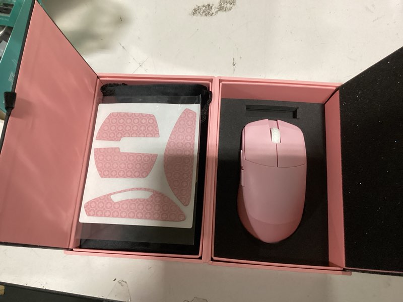 Condition photo showing New/Like New for Lamzu Maya Champion Edition Wireless Gaming Mouse, Ultra-Lightweight 45g, Optical Switch, Golden TTC Dust-Proof Encoder, Pixart PAW 3950 IC, 8K Compatible, Compatible with PC/Mac (Light Pink)