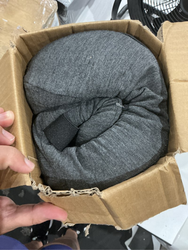 Condition photo showing Good Condition for memory foam seat cushion for truck drivers, office chairs, car seats ergonomic chair cushion, sciatica & tailbone relief ergonomic pressure relief pad for long sitting (black)