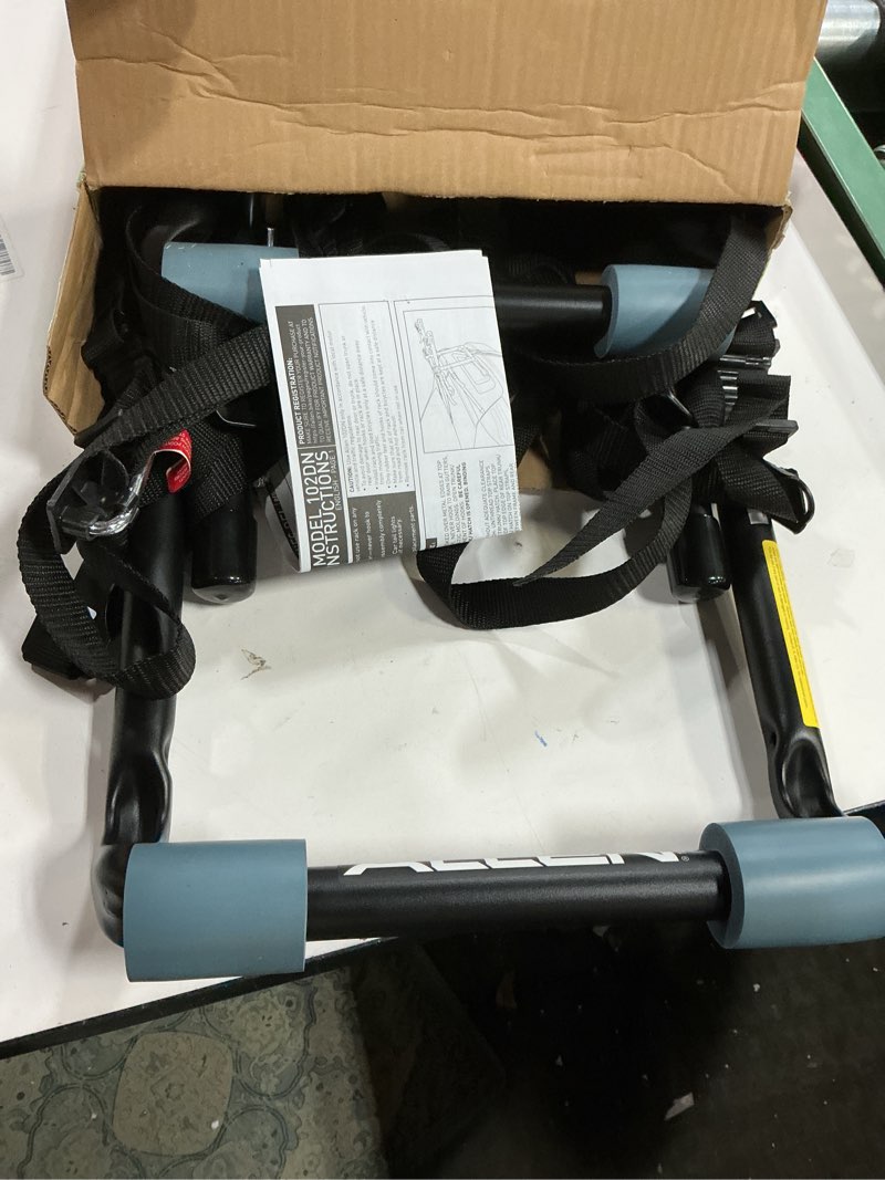 Condition photo showing Good Condition for allen sports deluxe 2-bicycle trunk mounted bike rack carrier  102dn