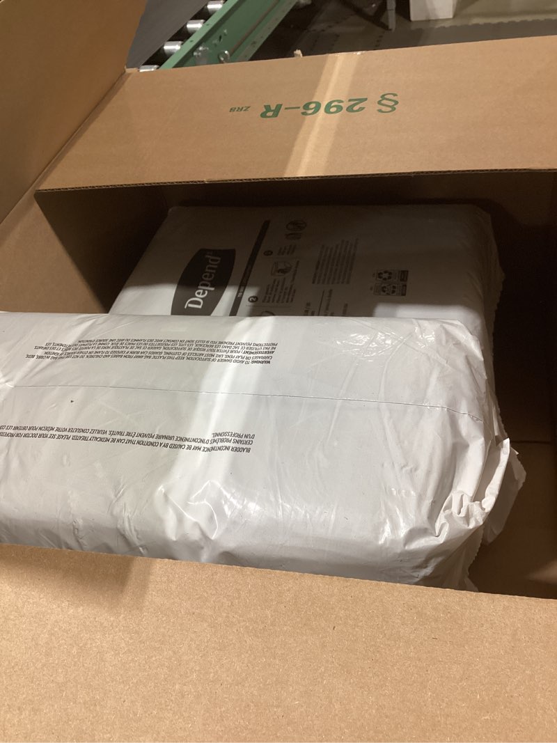 Condition photo showing Good Condition for depend guards incontinence pads for men, maximum absorbency, 168 count (2 packs of 84), packaging ma