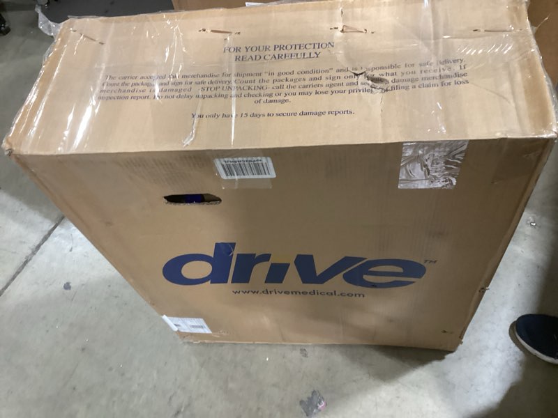 Condition photo showing Good Condition for Drive Medical EXP19LTBL Lightweight Expedition Folding Transport Wheelchair with Hand Brakes, Blue