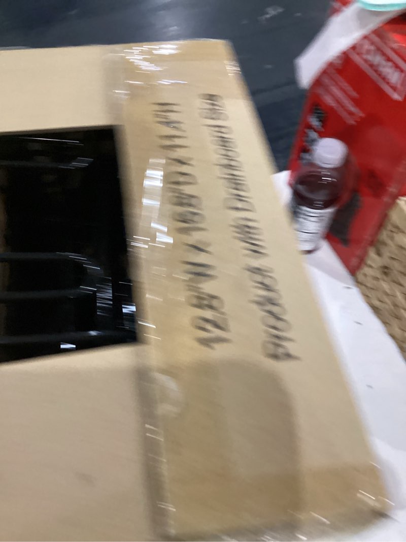 Condition photo showing Good Condition for BOOSINY 2 Tier Black Large Stainless Steel Dish Drainers Drying Rack for Kitchen Counter with Drainboard, Rust Proof Metal, Space Saving, Modern Aesthetic, Compact Plates Strainers with Extra Mat Black Counter 2 Tier