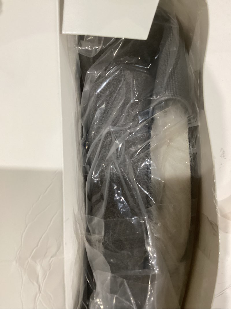 Condition photo showing Good Condition for 2 Pcs Heel Protectors for Pressure Sores Sheepskin Heel Pads Soft Foot Cushions Pad Heel Protectors Adjustable Foot Pillows with Securing Strap for Bed Sore Ankle Ulcers(Dark Grey)
