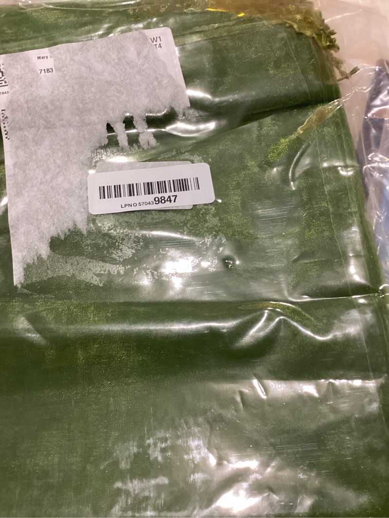 Condition photo showing New/Like New for crweety 50pcs organza bags 8x12 large green mesh bags drawstring baggies for gifts treats jewelry sachet candy, party favor goodie bag pouches for wedding birthday graduation, fruit protection bag green 1 count (pack of 50)