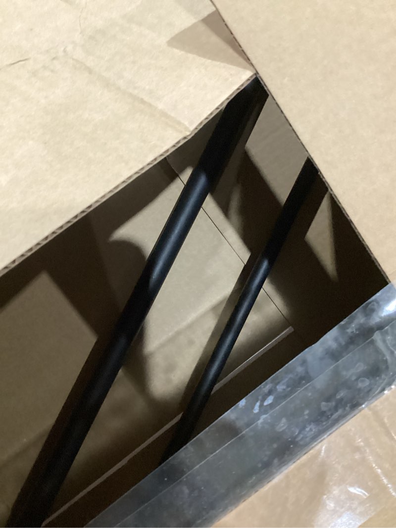 Condition photo showing As Is for JQK Double Towel Bar 27 Inch, Matte Black Useable Length 24 Inch 304 Stainless Steel Thicken 0.8mm Bath Towel Rack for Bathroom, Towel Holder Wall Mount, TB100L24-PB 27 Inch Black