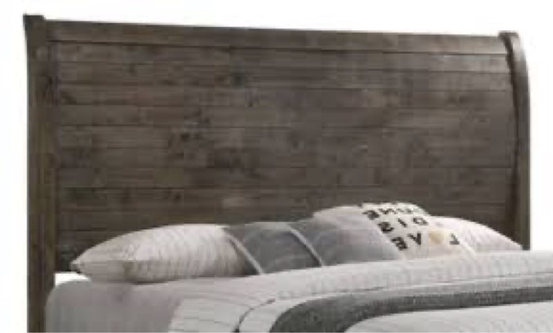 Cassidy eastern king bed-grey