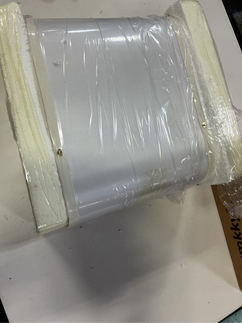 Condition photo showing Good Condition for 24.5" Handcrafted Ceramic Table Lamp - Single Farmhouse Vintage Rustic Bedside Lighting for Living Room, Bedroom, Entryway | Nightstand & End Table Decor with Linen Shade (Bulb Not Included) Purple-grey