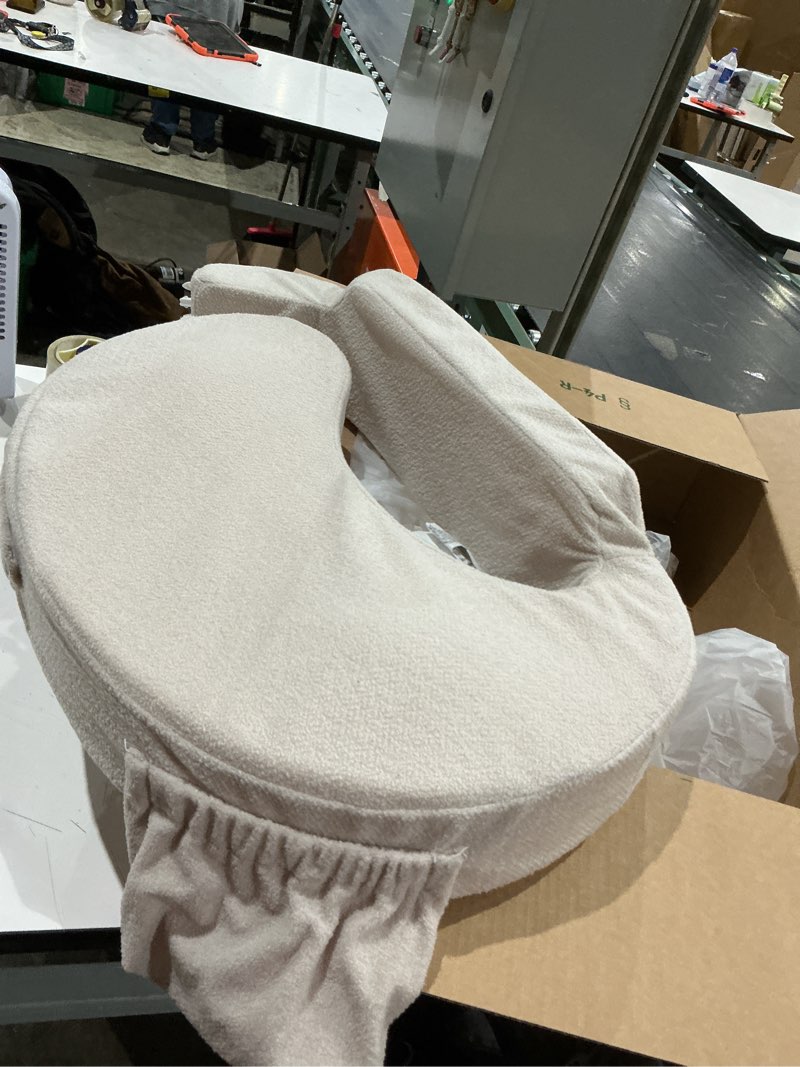 Condition photo showing Good Condition for my brest friend nursing pillow - deluxe - enhanced comfort w/slipcover - ergonomic design for ultimate breastfeeding support for mom & baby - adjustable backrest and handy side pocket, soft sand