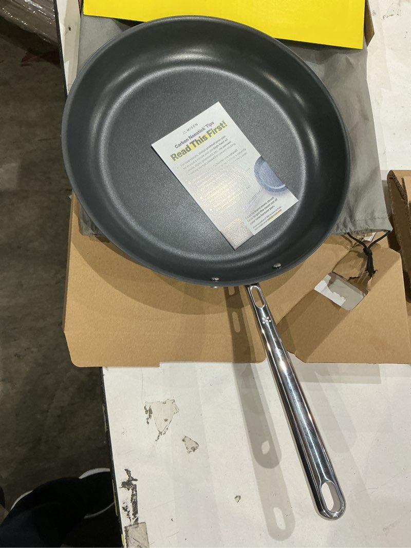 Condition photo showing Good Condition for misen carbon nonstick™ frying pan – carbon steel pan, naturally nonstick no-coating surface, ultra-durable & oven-safe, induction & gas compatible - 12 inch