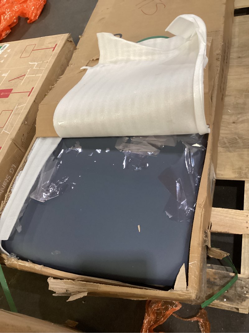 Condition photo showing As Is for 27.5" Adjustable backrest Medical Treatment exam Table for Spa Clinic Hospital (Blue)