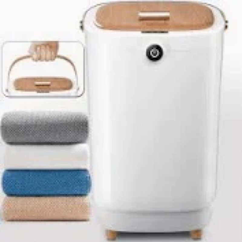 Keenray Towel Warmer Bucket, Luxury Rectangle Towel Warmer for Bathroom with Timer & Delay, Customiz