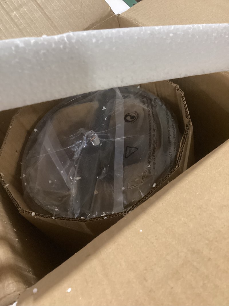 Condition photo showing Good Condition for MEXO Modern Crystal Pendant Light,Black Chandelier Light Fixture, Cylinder Adjustable Height Pendant Lights for Kitchen,Dining Room,Living Room,Foyer,Hallway Black-Dia. 8.5"