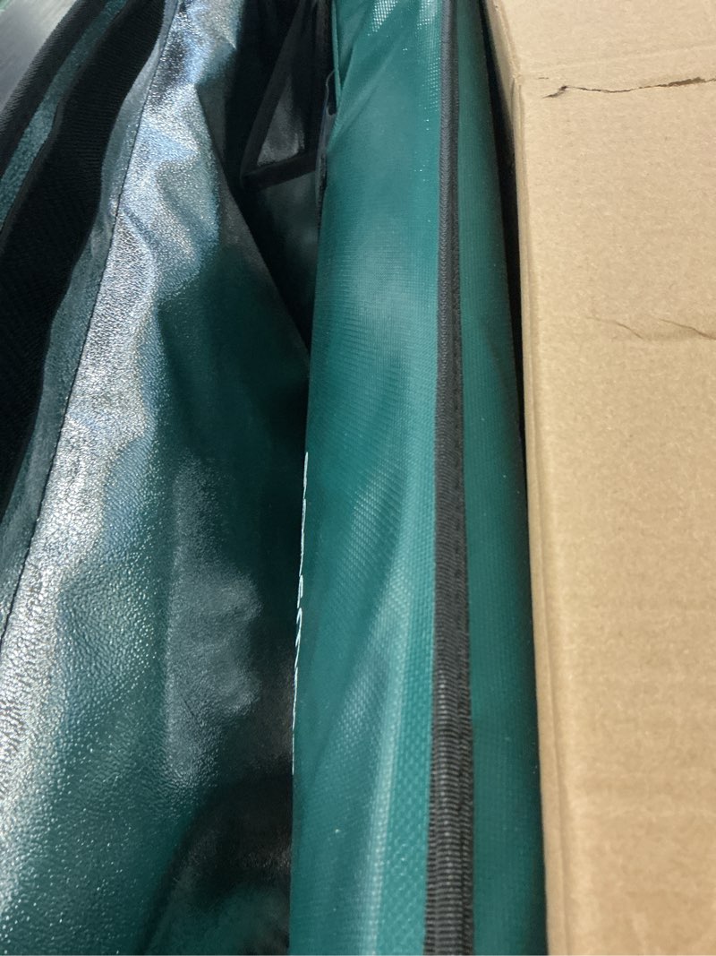 Condition photo showing Good Condition for Indestructible Heated Cat House for Outside Winter, 100% Waterproof, Safe Escape Door, Insulated Outdoor Cat Shelter with Heater for Feral Barn Cat Kitty (Forest Green, 29"x17"x20") Forest Green 29"x17"x20"