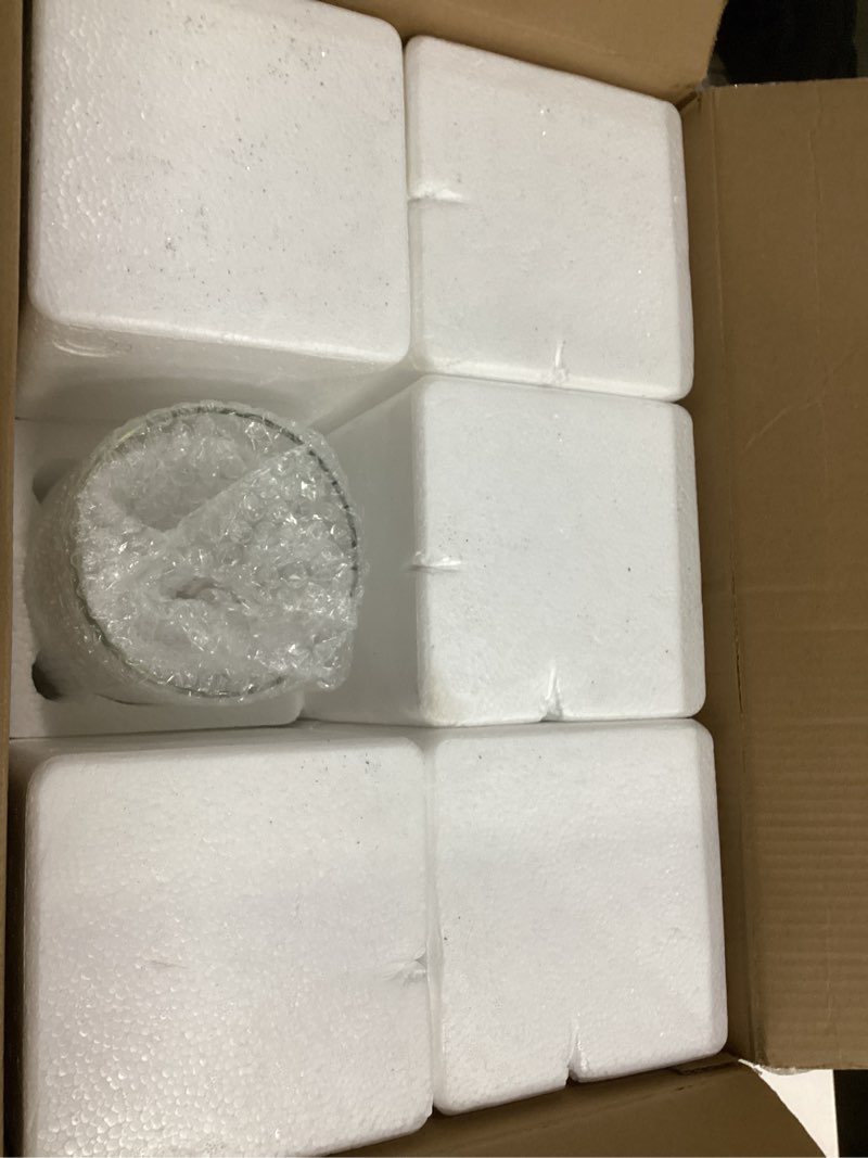 Condition photo showing New/Like New for yshengood 18 PCS Glass Candle Holder Hurricand Candle Holder, Glass Pillar Candle Holder, Clear Glass Cylinder Candleholder Glass Cylinder Vase for Centerpieces Wedding Party Decoration Clear Glass Candle Holder-18pcs