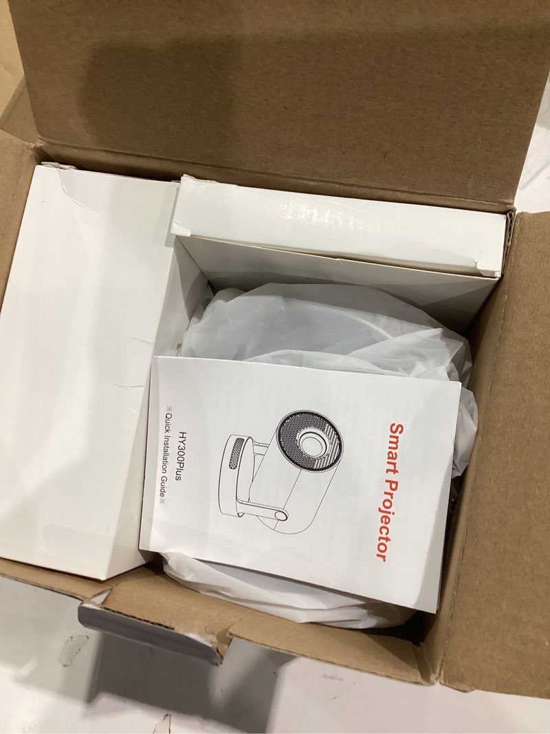 Condition photo showing Good Condition for ?Electric Focus?Mini Projector, Projector 4K 1080P Support, 260 ANSI Lumens Projector with Wifi and Bluetooth, Upgrade Smart Proyector, 5w Speaker, Auto Keystone Correction 35"-130" Screen HY300 Plus