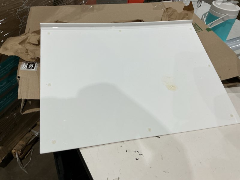 Condition photo showing As Is for scout 320lxf transom door step starboard 191387-304681 white 15" x 11 1/4" boat