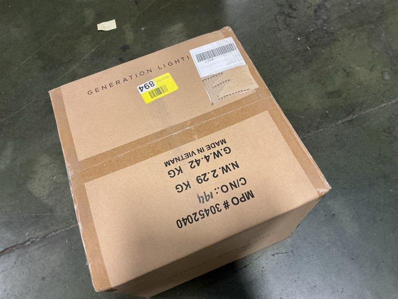 Condition photo showing New/Like New for KELLY WEARSTLER VENETO SMALL TABLE LAMP IN DUST