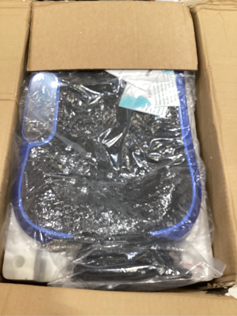 Condition photo showing As Is for axv vibration plate fitness platform exercise machine vibrating shaking full body shaker workout vibrate stand shake board sport for weight loss fat burner for gym home office slim.blue
