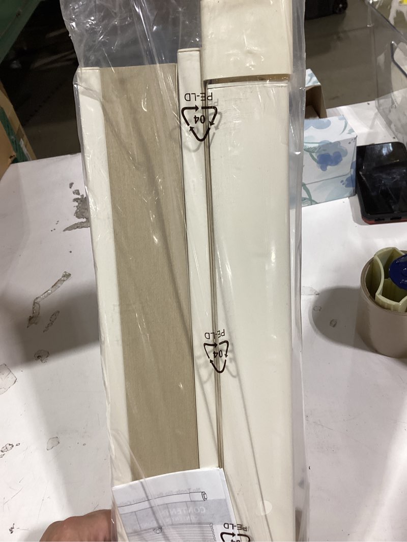 Condition photo showing Good Condition for lazblinds no tools no drill cordless cellular shades, top down bottom up (tdbu) honeycomb shades for home, blackout light blocking thermal insulation blinds for windows, 38" w x 64" h, beige blackout - beige 38" w x 64" h