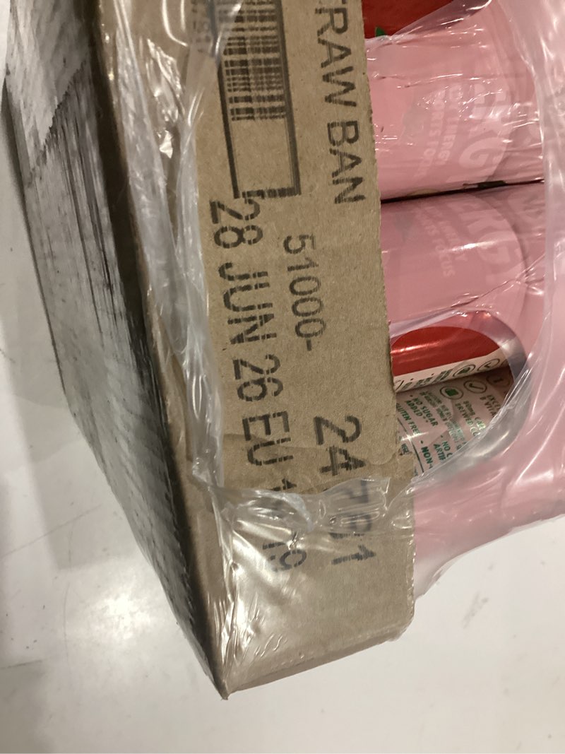 Condition photo showing New/Like New for v8 energy strawberry banana juice energy drink, 8 fl oz can (24 pack) strawberry banana pack of 24 (8 fl oz) (exp date: 28 jan 26