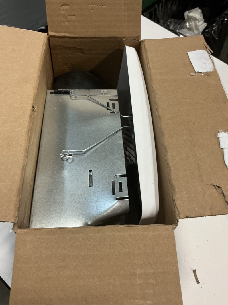 Condition photo showing As Is for broan-nutone economy energy star 50 cfm 2 sones bathroom ventilation fan