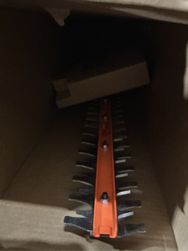 Condition photo showing Good Condition for BLACK+DECKER 20V MAX Cordless Hedge Trimmer, 22 Inch Steel Blade, Reduced Vibration, Battery and Charger Included (LHT2220)